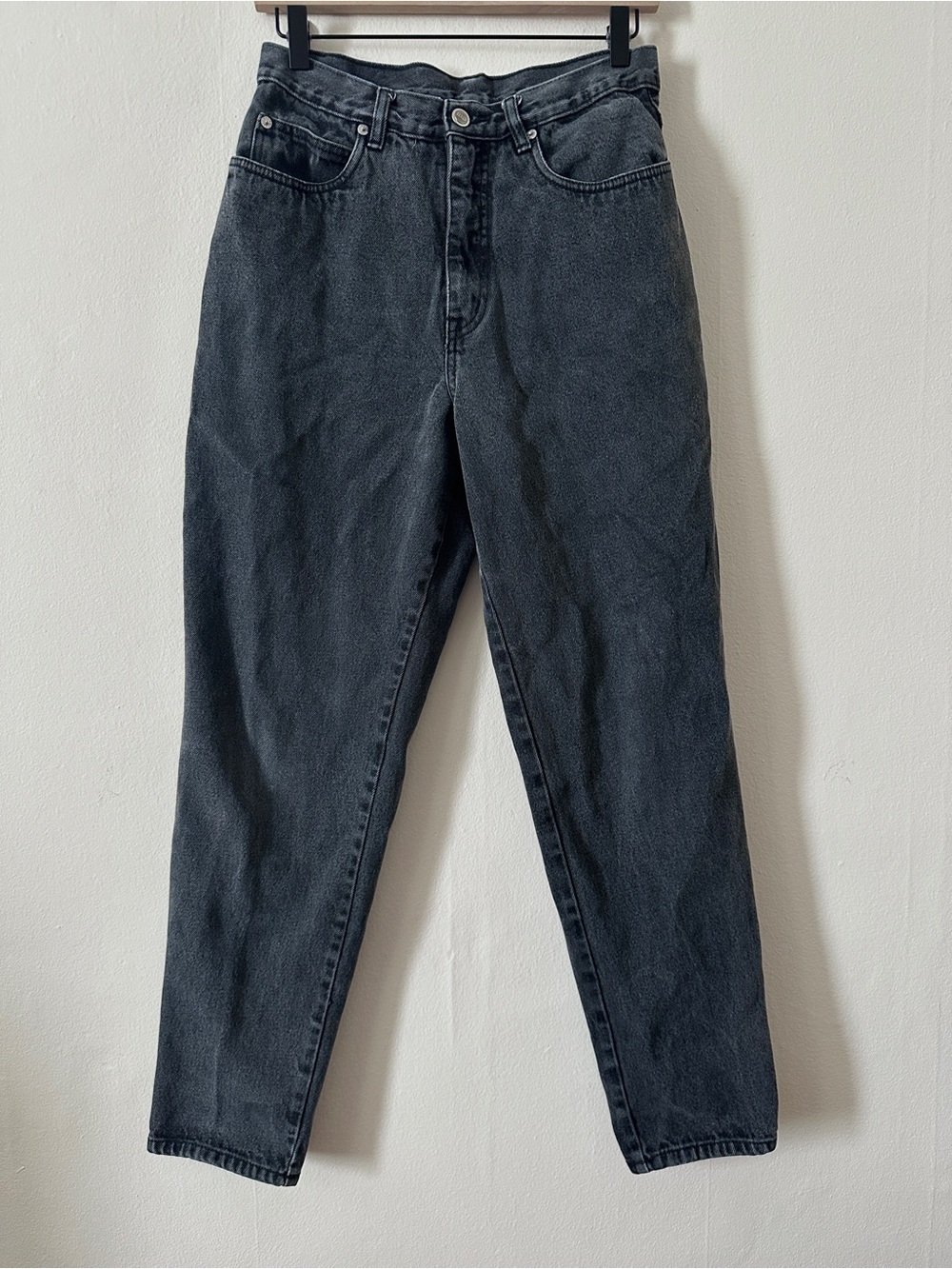 Vintage 90s Rio by Stephen Maldon High-Rise Women's Faded Black Jeans